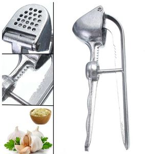 Aluminium Vitlök Ginger Press Crusher Kitchen Garlics Crossing Tool