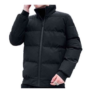 Giacca imbottita da uomo moda piumino invernale caldo piumino con cerniera impacchettabile cappotto Y1103