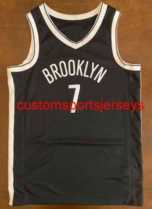 Mens Women Youth #7 Jeremy Lin Basketball Jersey Black Embroidery add any name number