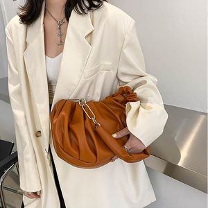 Cross Body Fashion Shoulder Bag For Women Classic Leather Handle Tote Large Capacity Dumpling Bags Handbag Female Clutches