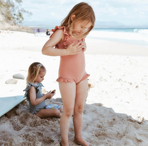 Einteiliger Badeanzug für Kinder, koreanischer süßer Rock, Prinzessinnen-Bikini, modische Design-Kleidung