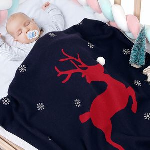 Christmas elk infantil bebê menino menina membrana outono inverno nascido colcha meninos meninas segure 210429