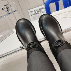 Örgü Zekâ toptan satış-Sonbahar Kış Çorap Düz Topuk Orta Tüp Çizmeler Moda Seksi Örme Elastik Retro Takım Boot Kadın Ayakkabı Diz Boyu Ayakkabı Zekâ