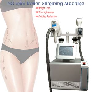 Portable Fat Reduction Cellulite Removal Vacuum Roller RF Massage Body Sculpting Cavitation Slimming Machine With 4 Handles