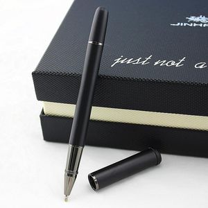 Gel Stifte Leder Bleistift Tasche Business Stift 0,5mm Schwarz Tinte Hohe Qualität Metall Kugelschreiber Für Student Geschenk Büro Schreibwaren liefert