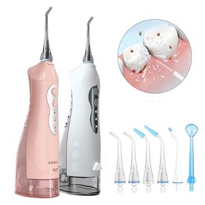 Irrigador Oral Elétrico 3 Modo USB Recarregável Dental Dental Flosser Família Viagem Uso Prova Jet Floss Dentes Limpador 220224