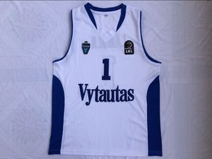 Basketball Vytautas lo Ball Shirt 1 Lamelo Jersey Uniform All Stitched College Lithuania Prienu Blue Lame
