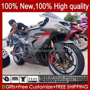 Kawasaki Ninja ZX 10 R 1000 CC ZX1000 2004 2005ボディ9NO.112 ZX-10R ZX1000CC 04-05 ZX1000C ZX 10R 04 1000CC ZX10R 04 05オートバイフェアリングキットマットグレー