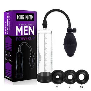 NXY Bomba Brinquedos Efetic Penis Enlargement Vácuo Vácuo Dick Extender Homens Brinquedo Sexo Aumentar Comprimento Comprimento Ampliação Macho Trem Erótico Adulto Sexy Produto 1125