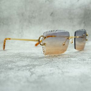 Diamond Cut Wire C Deisgner Luxus Carter Sonnenbrille Outdoor Dekoration Vintage Shad Brillen Gafas De Sol Hombre
