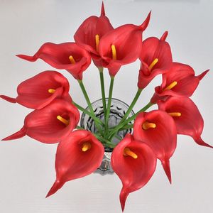 10 stcs kunstmatige lotus bloemboeket roze rode bloemen voor valentijnsdag geschenken diy huis bruiloft feest decoratie nep decoratieve kransen