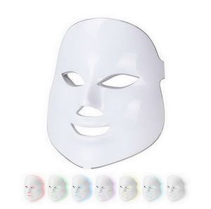 LED Facial Mask 7 Colors Lights LED Light Therapy Photon PDT Mask Skin Rejuvenation Beauty Device