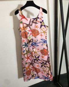 Sexy spaghetti strap women designer dress Sea animal female Evening Party Dresses