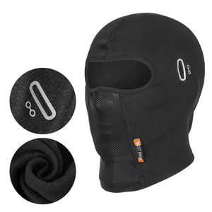 Ciclagem Caps Máscaras West Biking Winter Winter Windproof Quente Esqui Esqui Fleece Máscara com Óculos Buraco Motocicleta Headgear Bicicleta