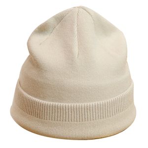 Moda Saf Renk Yün Örme Şapka Kış Sıcak Açık Erkekler ve Kadın Şapkalar