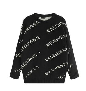 2021 Новая бегущая толстовка негабаритных парижских брендов дизайнеров пуловерные конструкции свитер вышивка с длинным рукавом мужские женские толстовки