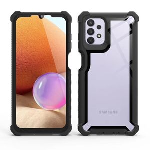 Phone Cases For Samsung A02 A02S A72 A52 A42 A32 A22 A12 4G 5G A11 M11 A21S A21 A31 A01 Hybrid Dual Layer Shockproof Acrylic Back Cover With Airbags