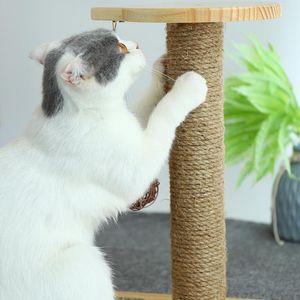 Cat Toys 4 6mm 50m Scratching Post Tree Toy Natural Jute Rope Twine Ed Cord Macrame String Diy Craft Handmade Decor283z