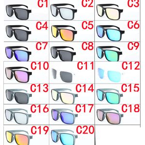 Klassische polarisierte Herren-Sonnenbrille, Damen-Sonnenbrille in den USA, Dazzle Red Mirrored Lens, Coole Designer-Sonnenschutz-Fahrradbrille mit Box, 6 Farben