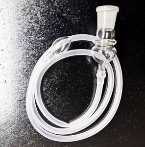 Clear Glass Vaporizer Whip för ersättningsdiameter 18mm Snuff Snorterförångare Slang 39 tum Lång rördelar Renare Mun Tips Zeusart Shop