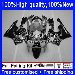 Grey black Bodywork Kit For HONDA CBR893RR CBR900RR 1989-1993 Body 36No.163 CBR893 CBR900 RR 1989 1990 1991 1992 1993 CBR 893 900 CC 893RR 900RR 89 90 91 92 93 Fairing