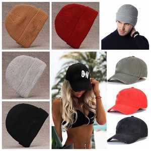 Classic Baseball Cap Men and Women Fashion Design Cotton Embroidery Adjustable Sports Caual Hat Nice Quality Head Wear Knitted hat 8 color