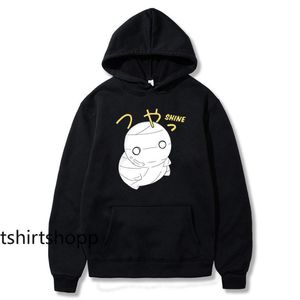 Moletons de Hoodies de homens Como manter uma múmia Hooodies moda homens Kawaii Harajuku Unisex Pullovas Hoodie Cartoon Shine Mii-Kun Streetwea