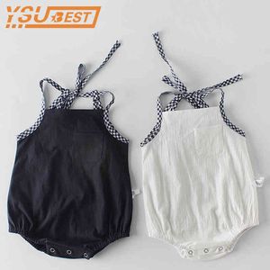 Baby Mädchen Outfits Kleidung Sommer Nette geborene Strampler Säuglingsmädchen Baumwolle Mode Marke Bodysuit Sunsuit 210429