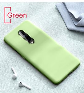 Custodie originali in silicone liquido ultra sottile per Oneplus 7 T Pro 6 6T 5 5T 8 Nord One Plus 7T Pro Custodia morbida per paraurti di protezione della copertura della caramella