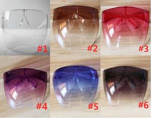 DHL Ship Clear Protective Face Masks Shield nGlasses Goggles Safety Waterproof Glasses Anti-spray Mask Protective Goggle Glass 4962