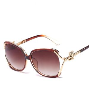 Mode Sonnenbrillen Damen Herren Sonnenbrille Schwarz Vintage Cat Eye Für Dame Gold UV400 2021 Großhandel