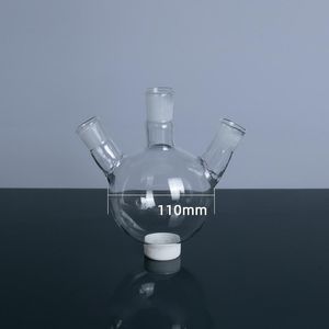 Dostawy laboratoryjne 1PCS kwarcowe szkło 25 ml/50 ml/250 ml/500 ml/1000 ml okrągła dolna kolba do eksperymentu
