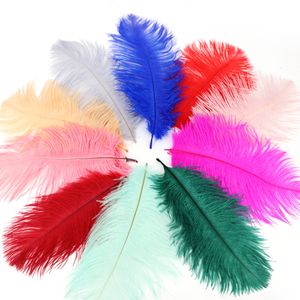 Plumes de plumes d autruche Plumes colorées pour artisanat Costume Fournitures de mariage Courtes d anniversaire de mariage Couleurs Choisissez HH9 Abuo V2