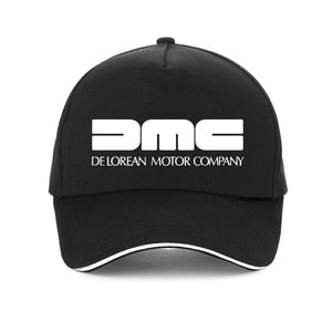 Marka Delorean Motor Company Baseball Cap Powrót do przyszłych Caps Film Caps Fashion Unisex Regulowany 100% Bawełna Data Kapelusz 220209