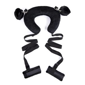 Bondage Factory Spot Commercio all'ingrosso Forniture per il divertimento del sesso per adulti Legato a mano Cuscino Bundle Binding Leg Toy