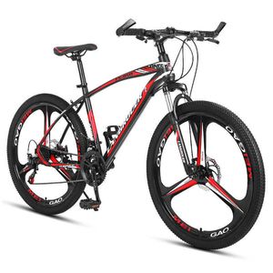 Wholesale steel full suspension mountain bike for sale - Group buy Mountain bike inch bicycle shock absorption bike outdoor riding variable speed cross country student bike