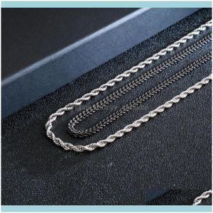 Zincir Kolye kolyeler Jewelrychains 3/4mm genişlikli germe zinciri kolye erkekler basit klasik paslanmaz çelik erkek mücevher aesories 65 cm