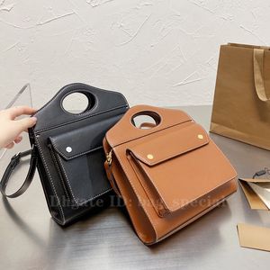 Kvinnors designer vintage tygväskor läder handväska svartbruna handväskor lyxiga axelväska mode klassiska korskroppar plånbok för kvinnlig