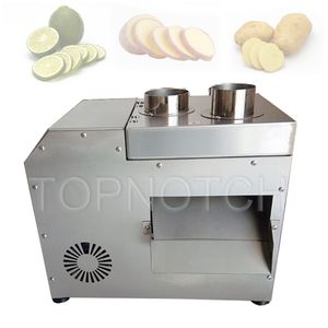 Industriell Banana Slicer Machine Fruit Cutter Apple Skärning Potatis Chips Skärmakare