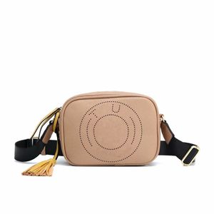 Moda Kadınlar Küçük Kare Çanta Kız Deri Omuz Messenger Çanta Püsküller Crossbody Çanta