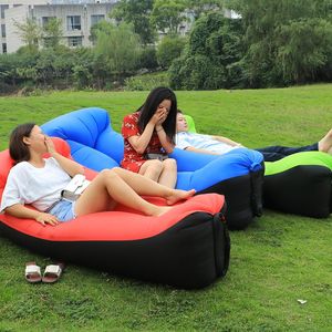 Sacos de dormir Saco Ultra Light Saco de Ar Lounger Laybag Preguiçoso Sofá Inflável Cadeira Camping