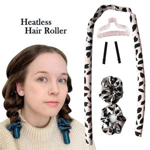 Upgrade Version Heatless Curling Rod No Heat Curls Ribbon Hair Rollers Sleeping Soft Headband Hair Curlers DIY Hair Styling Tools DHL