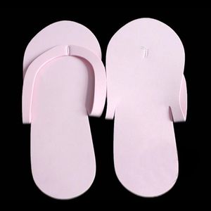 2022 New Slipper 500pcs / lot 일회용 EVA 폼 살롱 스파 페디큐어 끈 슬리퍼 아름다움