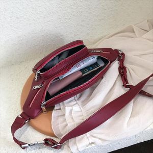 Fashion Stone Pattern Pu Leather Midjeväska Banka på en bälte Leisure Fanny Pack Women Satchel Belly305J