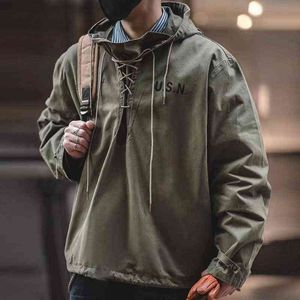 Wholesale green hooded sweatshirts resale online - HOUZHOU Men s Hoodies Harajuku Cargo Clothing for Men Joggers Hooded Sweatshirts Green Japanese Streetwear Hip Hop XL Cotton G1214