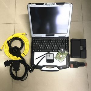 För BMW bildiagnostikverktygsskanner RC Icom A2 B C med 1TB HDD V2021.12 D + P i CF30 Laptop redo att användas