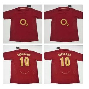 Bergkamp Henry Van Persie 2005 2006 Retro Futbol Formaları 05 06 Klasik Ador Futbol Gömlekleri Vintage Hleb Walcott Şarkı Camisa de Futebol