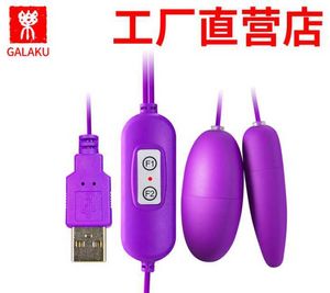 Galaku Vibratörler USB Çift Titreşimli Yumurta 20 Frekans Multispeed 2 Şekiller Kadınlar Için Seks Oyuncakları Kadın Yetişkin Ürünleri P0816