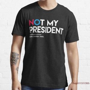 私の大統領のTシャツは私の大統領愛のトランプ嫌いなひものファッションの壊れたTシャツTシャツ半袖ティーヒップスタートップス