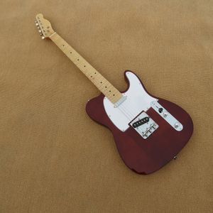 Taraklı Akçaağaç Boyun Krom Donanımlı Kırmızı Vücut Elektro Gitar, özelleştirilmiş hizmetler sağlar